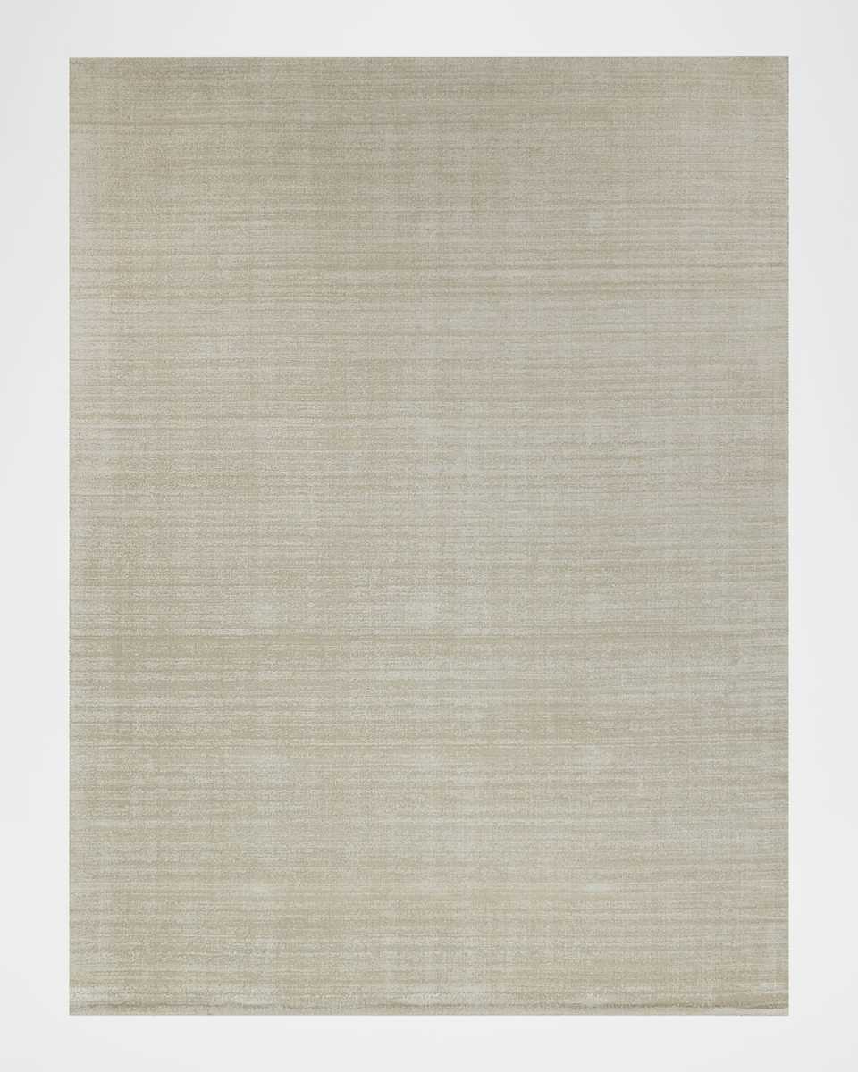 Martelli Modern Hand-Loomed Light Beige Rug, 9' x 12'